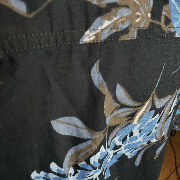 Iron Co Short Sleeve Button Front Island Floral Shirt Size L - Picture 5 of 8